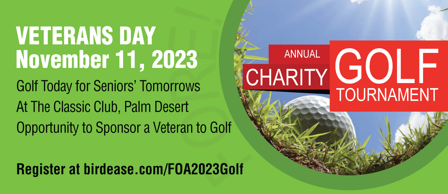 Riverside County Foundation on Aging Golf Charity